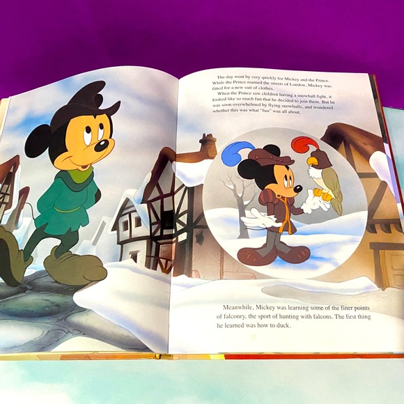 WALT DISNEY’S THE PRINCE AND THE PAUPER VTG 1990 HARDCOVER BOOK 96p GALLERY BOOK - Picture 10 of 16